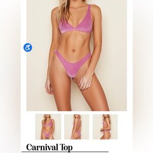 Dippin Daisys swimsuit, large top and medium bottoms (high wasted), color blue